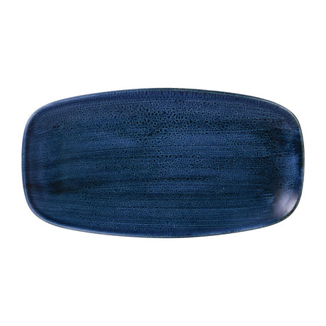 Stonecast Plume Ultramarine Chefs' Oblong Plates No. 4 13 7/8 x 7 3/8 " (6 Pack)