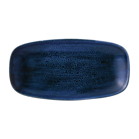Stonecast Plume Ultramarine Chefs' Oblong Plates No. 3 11 3/4 x 6 " (12 Pack)