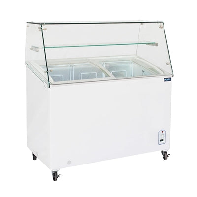 Polar G-Series Display Chest Freezer with Glass Surround 200Ltr