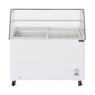 Polar G-Series Display Chest Freezer with Glass Surround 200Ltr