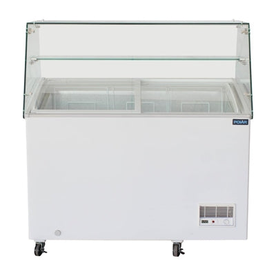 Polar G-Series Display Chest Freezer with Glass Surround 270Ltr