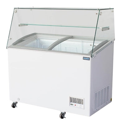 Polar G-Series Display Chest Freezer with Glass Surround 270Ltr