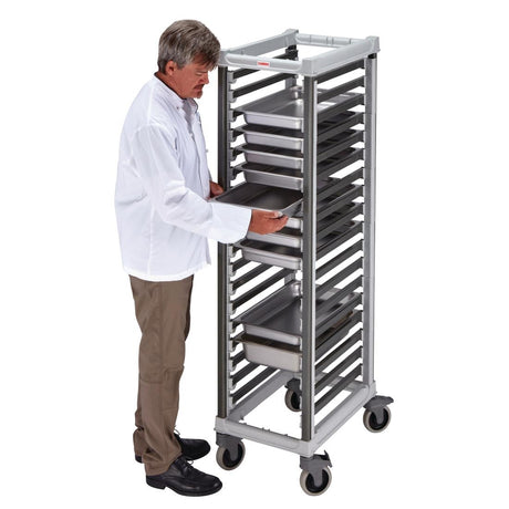 Cambro Camshelving 1/1GN Food Pan Trolley 18 Tray Capacity