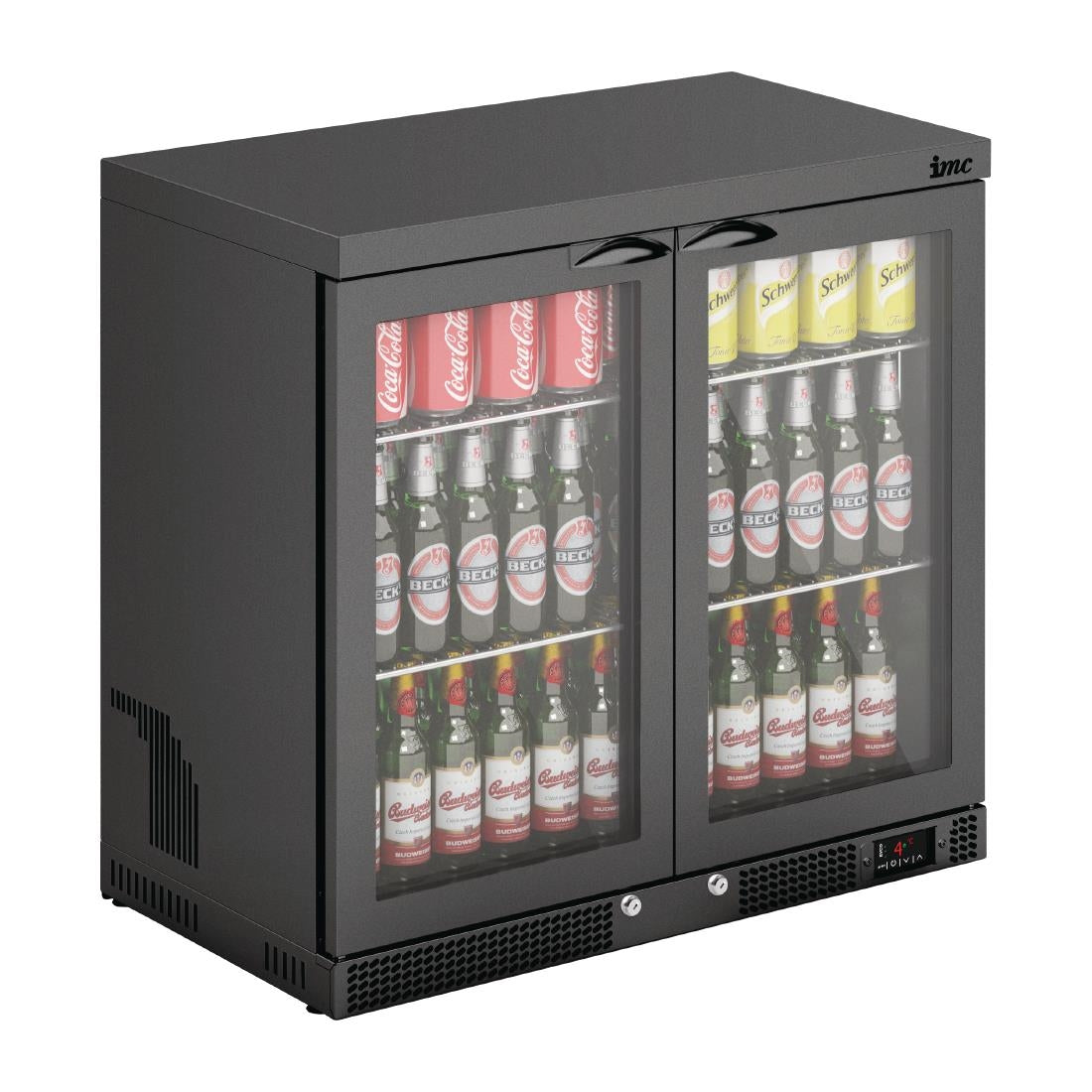 IMC Mistral M90 Bottle Cooler with Double Doors 214Ltr F77/250/B