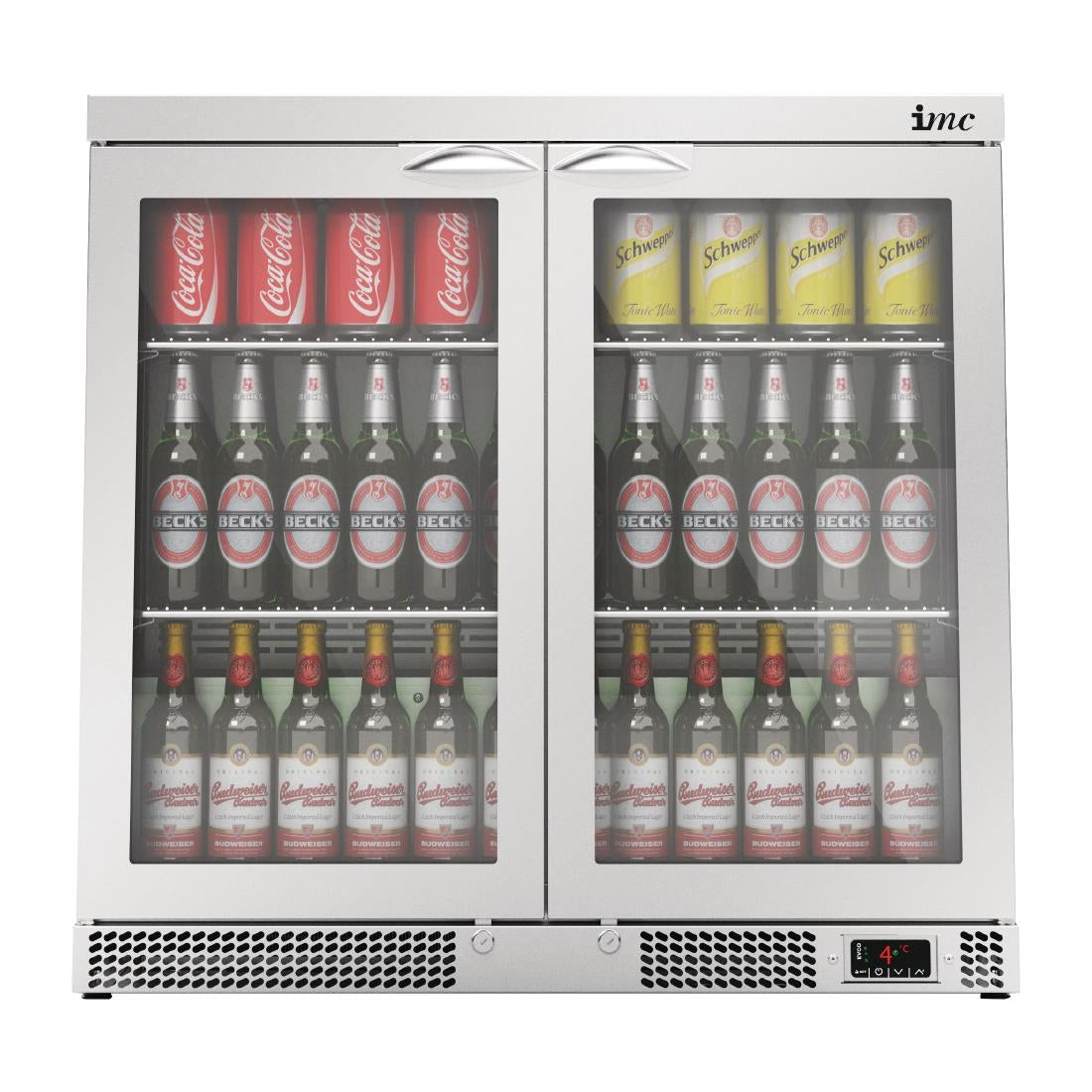 IMC Mistral M90 Bottle Cooler with Double Doors 214Ltr F77/250/B