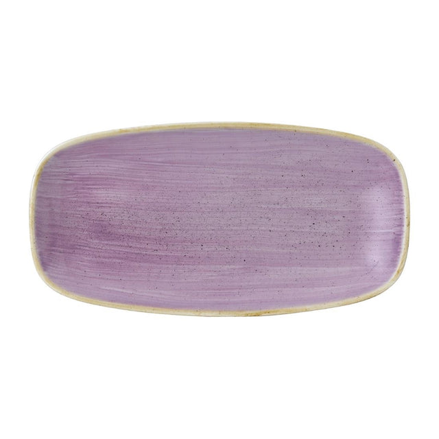 Churchill Stonecast Chefs Oblong Plates Lavender 298x153mm (12 Pack)