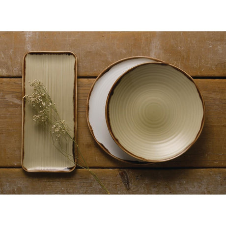 Dudson Harvest Organic Coupe Bowls Linen 279mm (12 Pack)