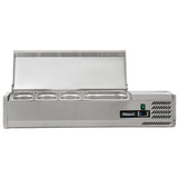 1.2m Hinged 1/3 Gastronorm Prep Top