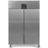 GRADED-00838-BF2SS DOUBLE DOOR VENTILATED GN2/1 SS FREEZER 1300L