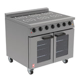 Dominator One Series 6 Zone Induction Range on Castors