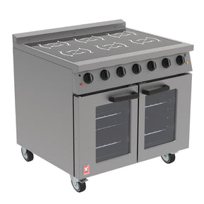 Dominator One Series 6 Zone Induction Range on Castors