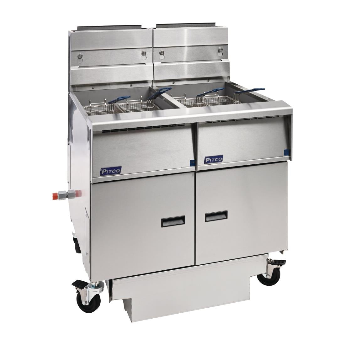 Pitco Solstice Free Standing Natural Gas Filtration Fryer SG14RS/FD-FF