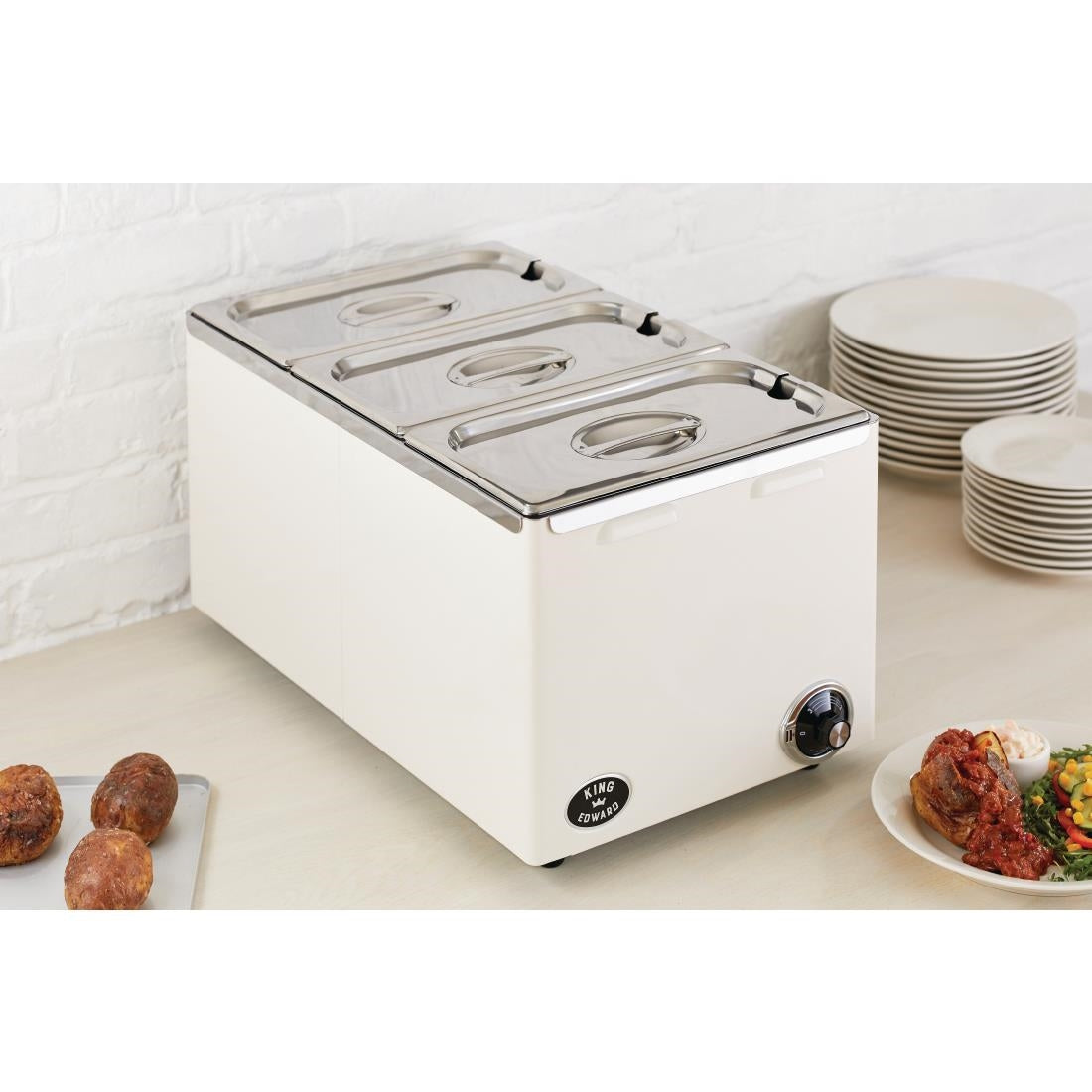 King Edward Wet and Dry Heat Bain Marie Cream