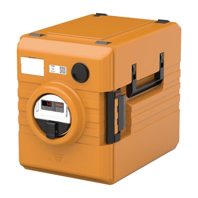 Rieber Convection Heated Front Loading Insulated Food Pan Carrier Orange