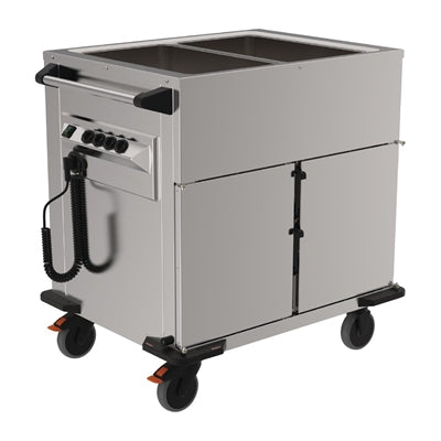 Rieber 2x 1/1GN Heated Food Service Trolley
