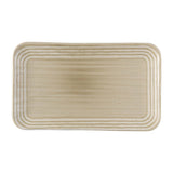 Dudson Harvest Norse Linen Organic Rectangular Plates 270x160mm (12 Pack)