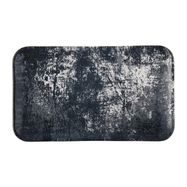 Dudson Makers Urban Organic Rectangular Plates Black 270x160mm (12 Pack)
