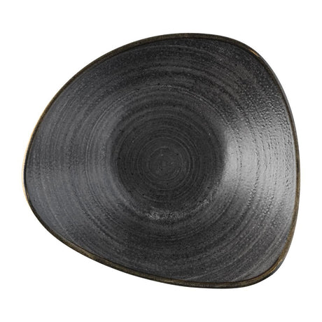 Churchill Stonecast Raw Lotus Bowls Black 229mm (12 Pack)