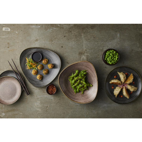 Churchill Stonecast Raw Lotus Bowls Brown 229mm (12 Pack)