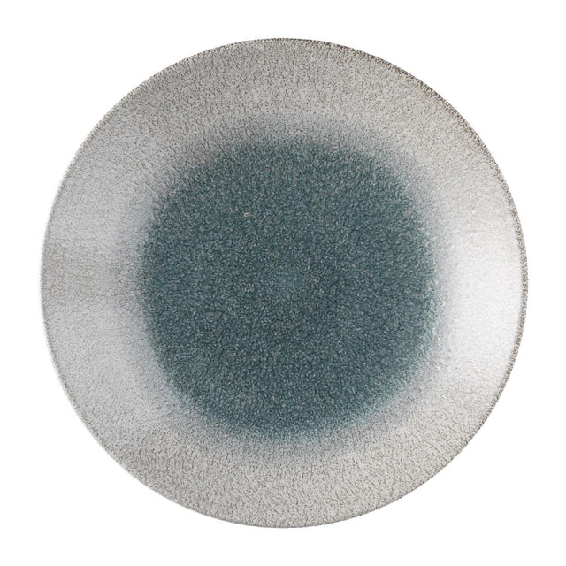Churchill Raku Duo Agate Evolve Coupe Plates Topaz 286mm (12 Pack)