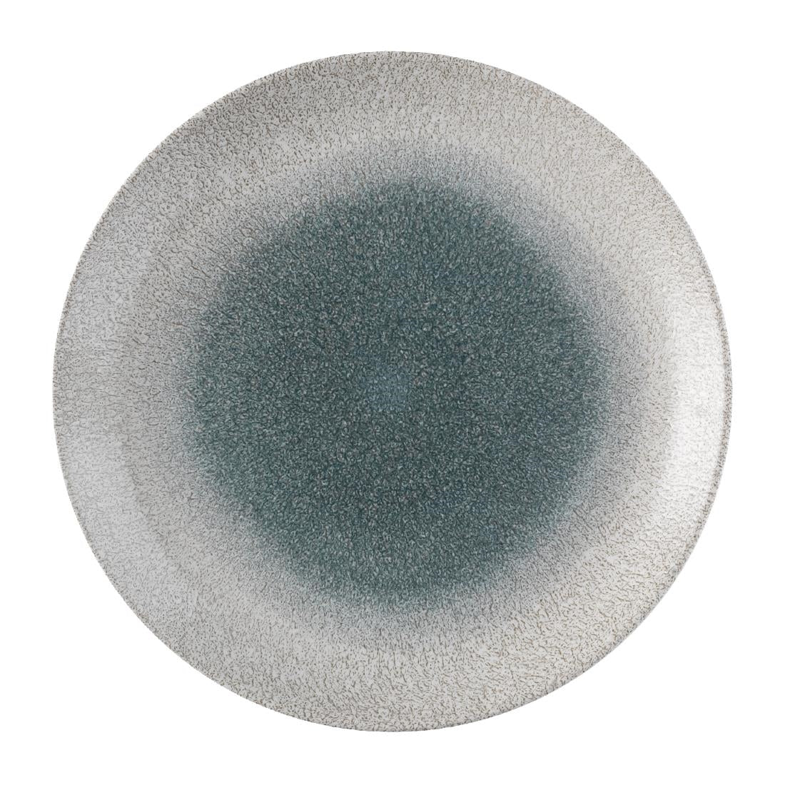 Churchill Raku Duo Agate Deep Coupe Plates Topaz 281mm (12 Pack)