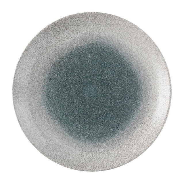 Churchill Raku Duo Agate Deep Coupe Plates Topaz 281mm (12 Pack)