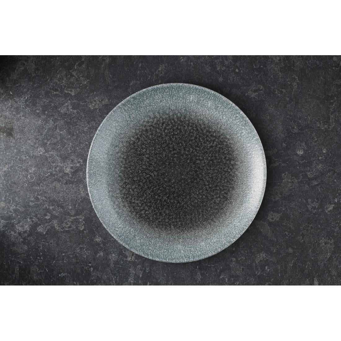 Churchill Raku Duo Evolve Coupe Plates Topaz Quartz 286mm (12 Pack)