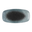 Churchill Raku Duo Chefs Oblong Plates Topaz Quartz 287x152mm (12 Pack)