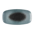 Churchill Raku Duo Chefs Oblong Plates Topaz Quartz 355x189mm (6 Pack)