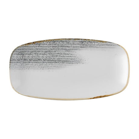 Churchill Studio Prints Homespun Accents Jasper Chefs Oblong Plates Grey 287x152mm (12 Pack)