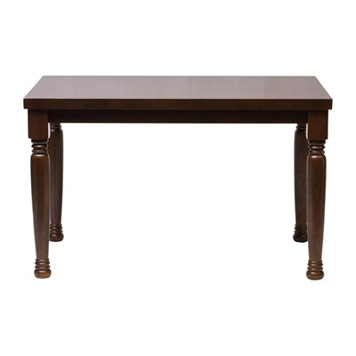 Cotswold-Style Rectangular Dining Table Dark Walnut 1200x700mm
