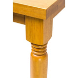 Cotswold-Style Rectangular Dining Table Soft Oak 1200x700mm