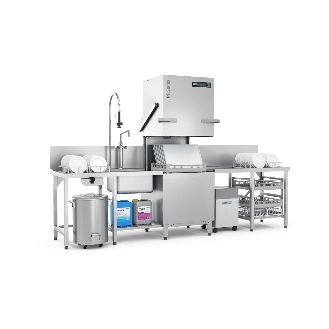 Winterhalter Pass Through Dishwasher PT-L Energy+ with Water Softener
