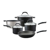 Circulon Total Hard Anodised Aluminium Non-Stick 5-Piece Pan Set