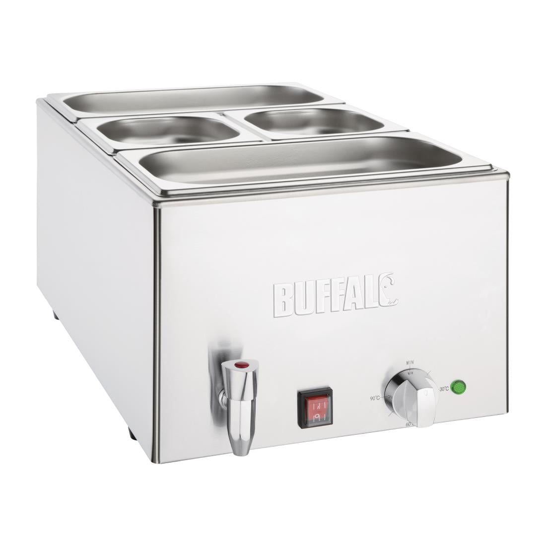 Buffalo Bain Marie with Tap and Trays