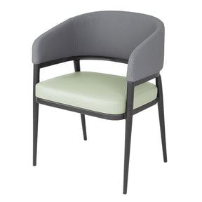Bolero Meridian Interior Chairs Pistachio Grey (2 Pack)