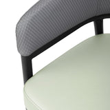 Bolero Meridian Interior Chairs Pistachio Grey (2 Pack)