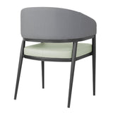 Bolero Meridian Interior Chairs Pistachio Grey (2 Pack)
