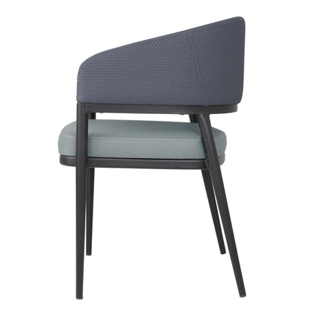 Bolero Meridian Interior Chairs Stone Blue (2 Pack)