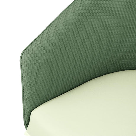 Bolero Sloane Interior Dining Chairs Green Forest Mix (2 Pack)