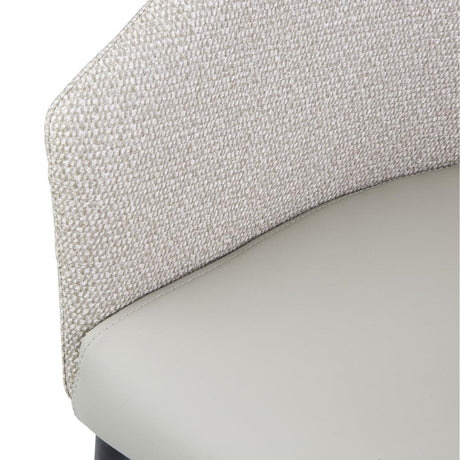 Bolero Sloane Interior Dining Chairs Neutral Mix (2 Pack)