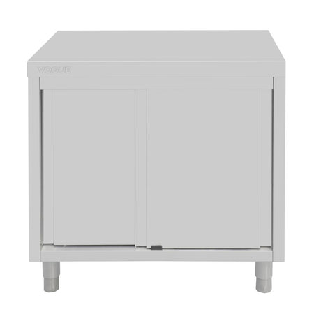 Vogue Floor Standing Stainless Steel Cupboard 900x900mm