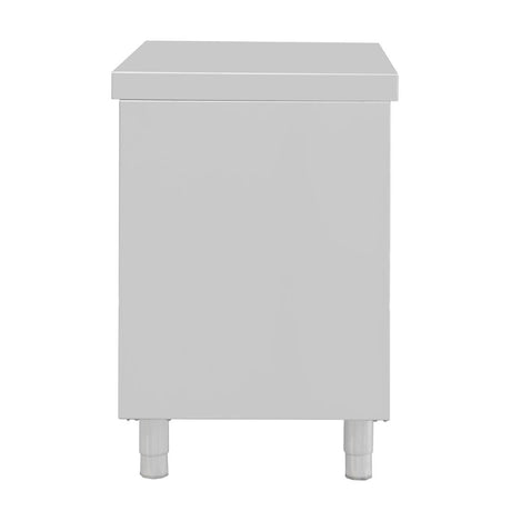 Vogue Floor Standing Stainless Steel Cupboard 900x900mm