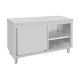Vogue Standing Floor Cupboard Stainless Steel 900x1500x600mm