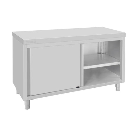 Vogue Standing Floor Cupboard Stainless Steel 900x1500x600mm