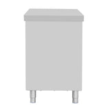 Vogue Standing Floor Cupboard Stainless Steel 900x1500x600mm