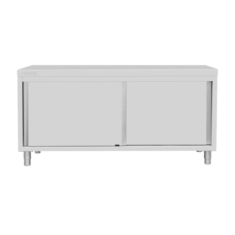 Vogue Floor Standing Stainless Steel Cupboard 900x1800mm