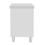 Vogue Floor Standing Stainless Steel Cupboard 900x1800mm