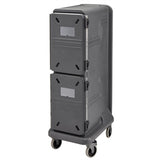 Cambro Ultra Pro Tall Two Door Hot and Cold Food Cart Blue