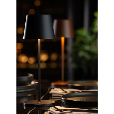 Utopia Bermuda LED Cordless Table Lamp 320mm Black (6 Pack)